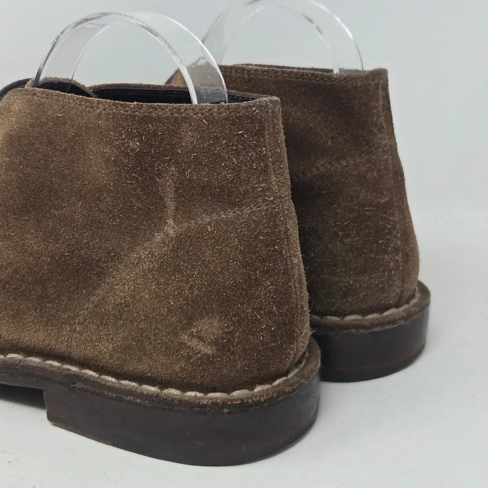Aston Grey Collection Mens Brown Suede Chukka Desert Boots Size 8.5